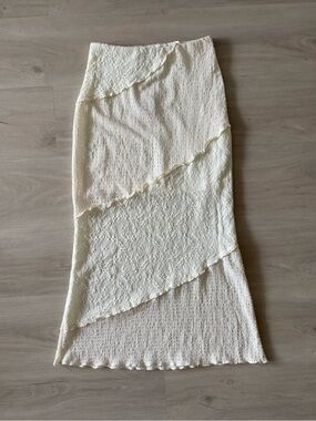 NWT Shein Eyelet Midi Skirt